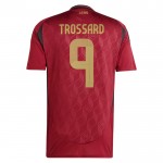 Günstige Fußballtrikots Belgien Trossard 9 Heimtrikot EURO 2024 Kurzarm